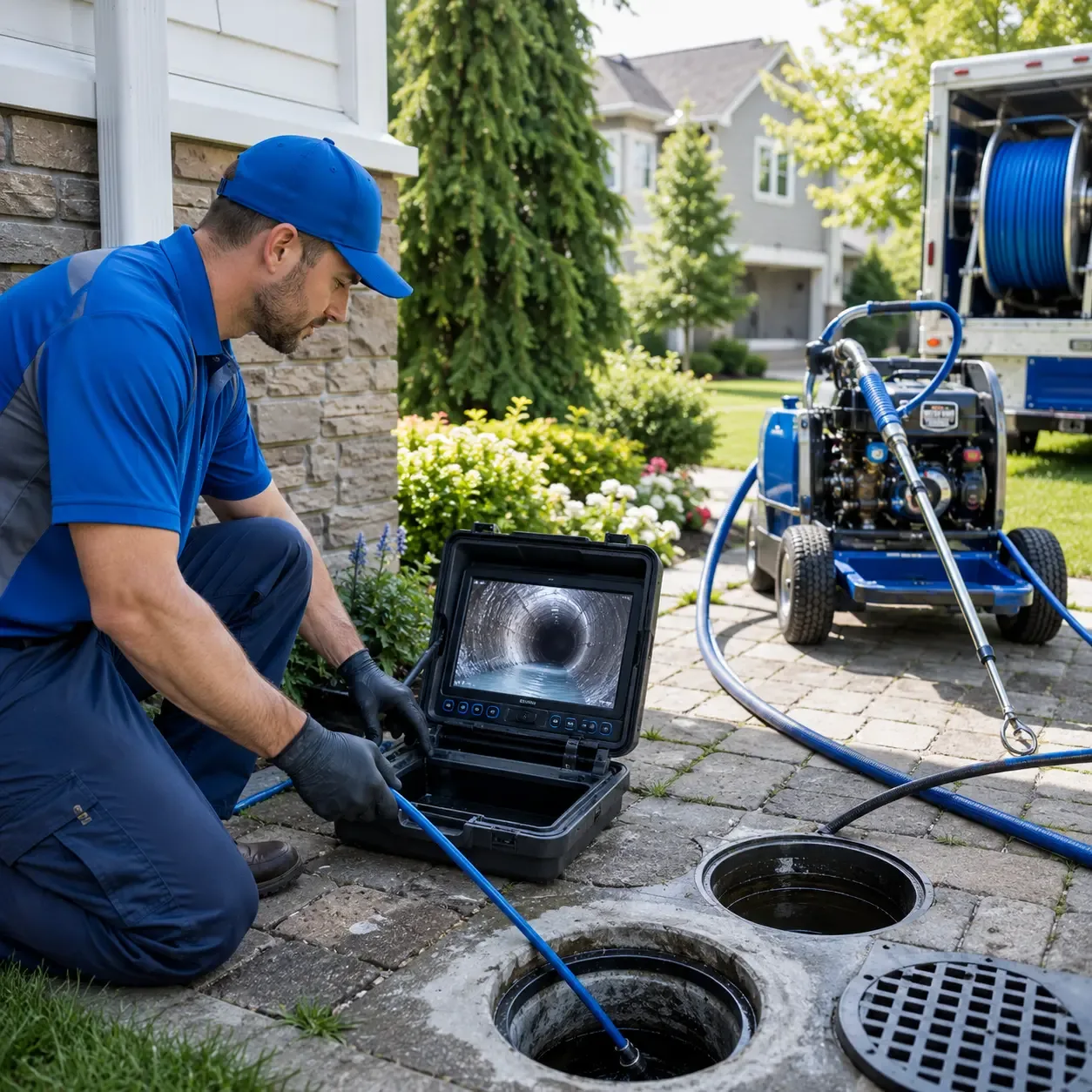 Outdoor drain cleaning professionals serving Louann, AR