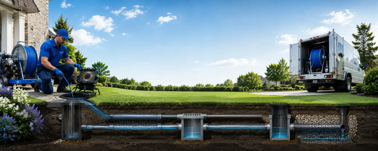Outdoor drain cleaning information for Louann, AR